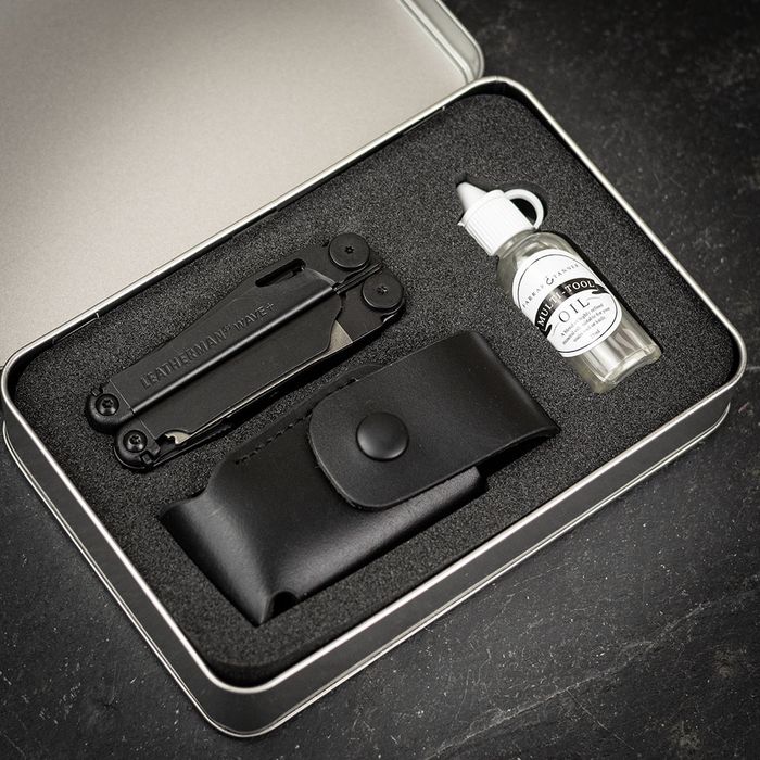 Leatherman Wave+ Black Oxide Multi-Tool - Leather Sheath (WP650) Gift Set main product photo