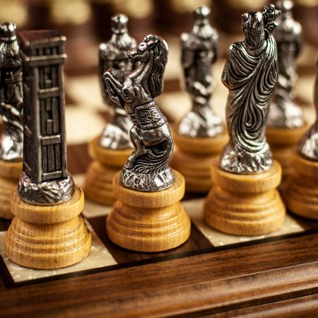 Italfama Ancient Rome Chess Pieces - Large