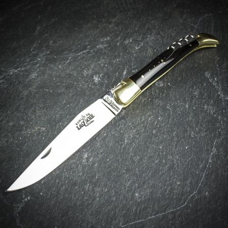 Forge de Laguiole Blade/Corkscrew - Black Horn