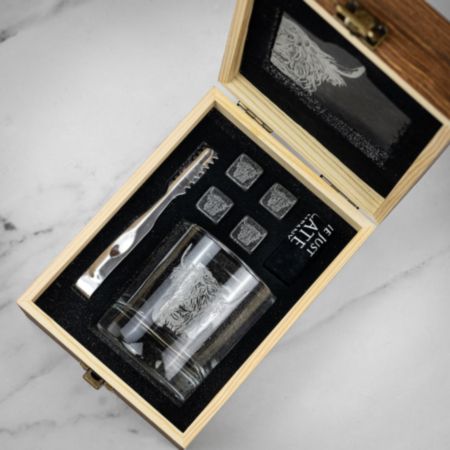 Selbrae House Drinks Set - Highland Cow 