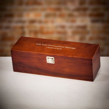 Farrar &amp; Tanner Personalised Premium Wood Magnum Gift Box