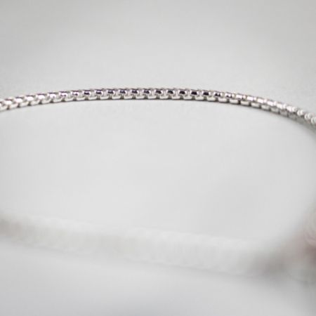 Farrar &amp; Tanner Sterling Silver Box Belcher Adjustable Bracelet
